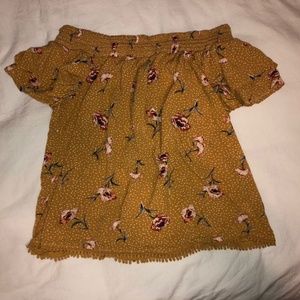Off-the-Shoulder Floral Top